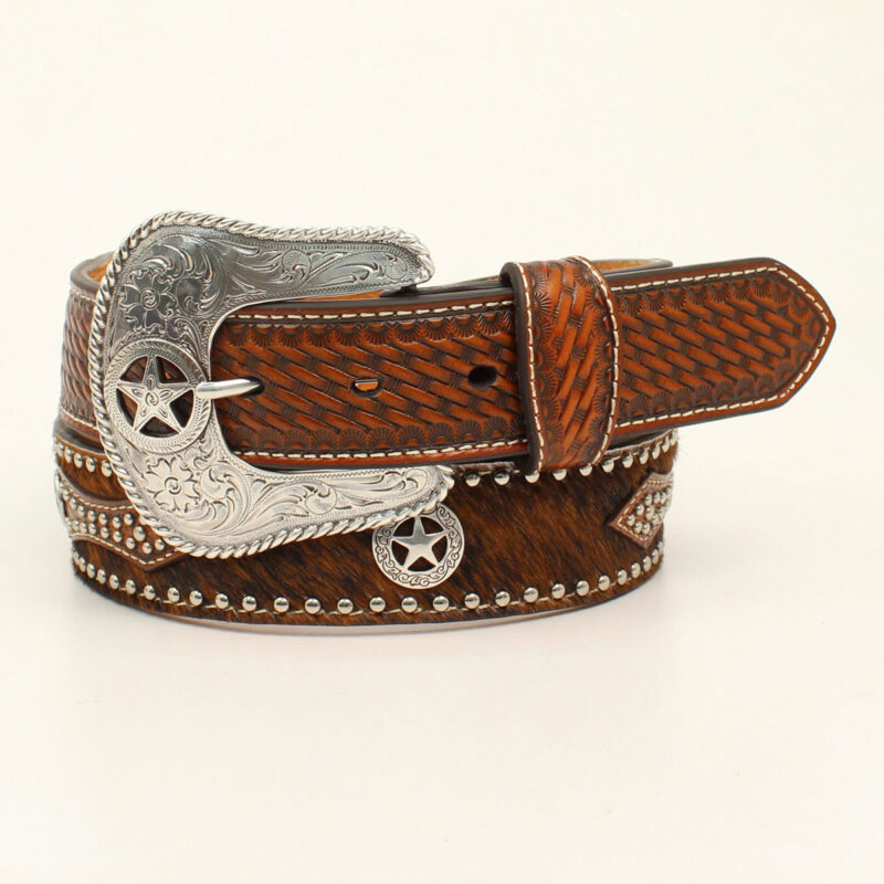 Nocona Midnight Cross Bead - Men's Belt main image 1